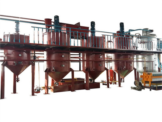 agricultural of cooking oil refinery machine in congo