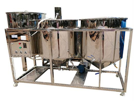 custom palm oil crude oil refinery machine in congo